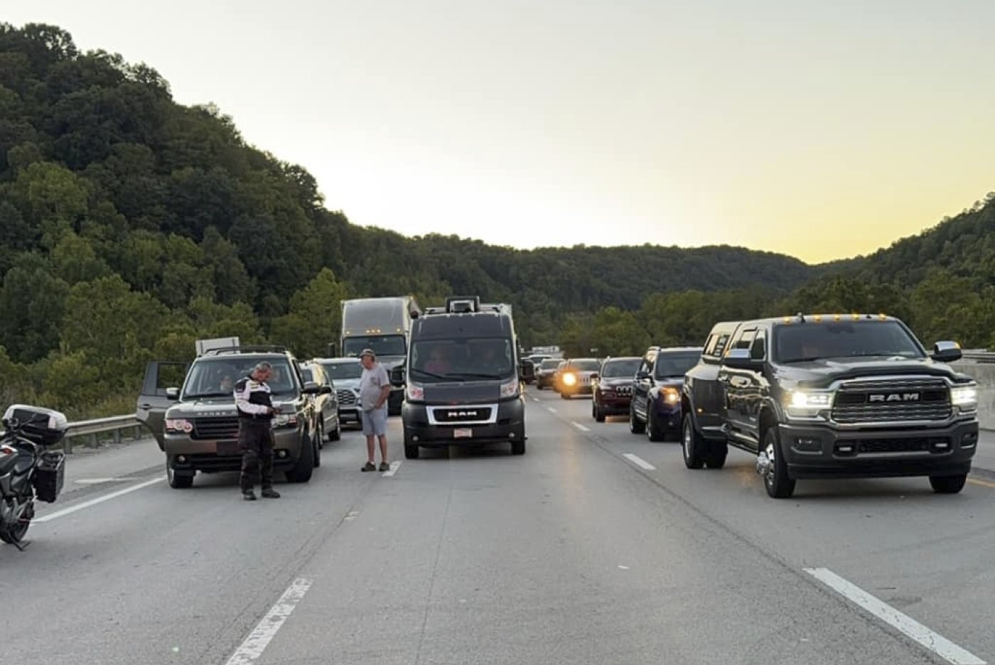 L'autoroute I-75 a été fermée dans les deux sens de la circulation. KEYSTONE